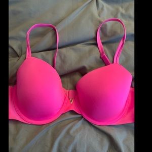 Victoria secret hot pink body bra